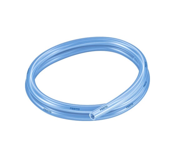 Синий полупрозрачный шланг FESTO полиуретан PUN-H-12X2-TBL-15 15 м 804871215 1