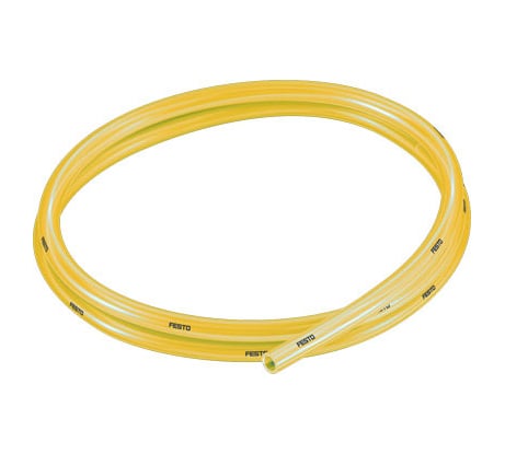 Жёлтый полупрозрачный шланг FESTO полиуретан PUN-H-8X1,25-TGE-10 10 м 804869910