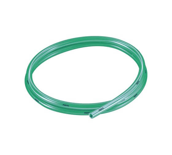 Зелёный полупрозрачный шланг FESTO полиуретан PUN-H-8X1,25-TGN-10 10 м 804869710 1