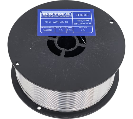 Проволока сварочная Brima ER-4043, AISi5, 1.0 мм, 0.5 кг НП000001627