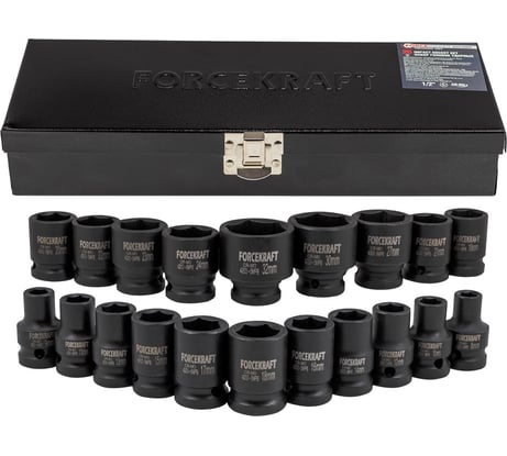 Набор ударных головок  20 пр Forcekraft FK-4203-5MPB(26463)