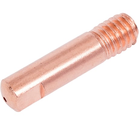 Наконечник сварочный Инсвартех M6, 25 мм E-Cu, медь, d0.8, 10 шт IST0053