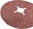 Фибровый круг Long Abrasive AF 561 оксид алюминия, 125x22.23мм, P24, 10 шт D11010-10 3