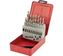 Набор сверл по металлу H-Tools 1-10 мм DIN338 HSS-G 135 19шт 214214HT
