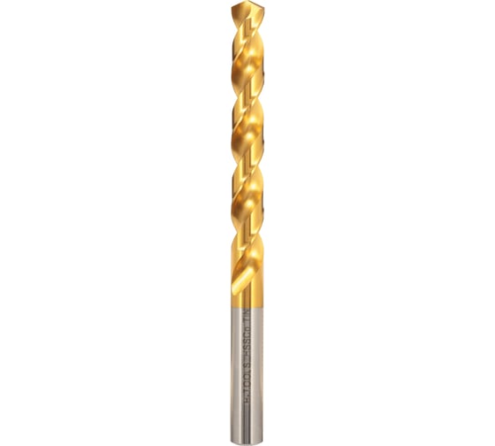 Сверло по металлу H-Tools 4.8x86/52 мм, DIN338, h8, HSSE-Co5 Pro TiN, 130 град 215048THT