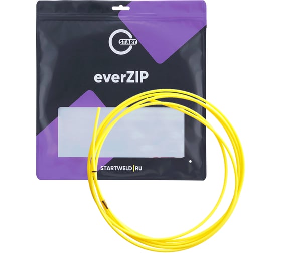 Канал направляющий Start тефлоновый, 1.2–1.6 мм, желтый, 4м, everZIP STE0216 1