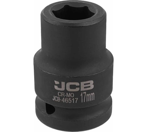 Головка ударная 6-гранная JCB 17 мм, 3/4DR JCB-46517(59539) 1