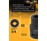 Головка ударная 6-гранная JCB 17 мм, 3/4DR JCB-46517(59539) 3