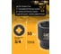 Головка ударная 6-гранная JCB 33 мм, 3/4DR JCB-46533(59546) 3