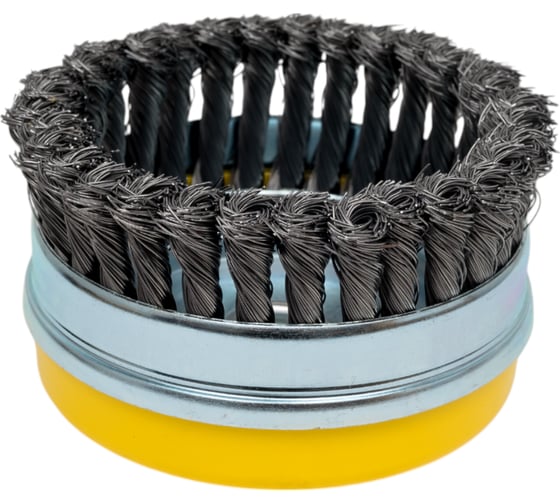 Щетка для УШМ ЭВРИКА 120мм, М14 Heavy Duty, чашка стальная проволока 0.5мм ER-14125