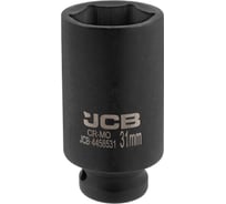 Головка ударная глубокая 6-гранная JCB 31 мм, 1/2DR JCB-4458531(59491)
