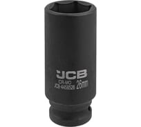 Головка ударная глубокая 6-гранная JCB 26 мм, 1/2DR JCB-4458526(59486)