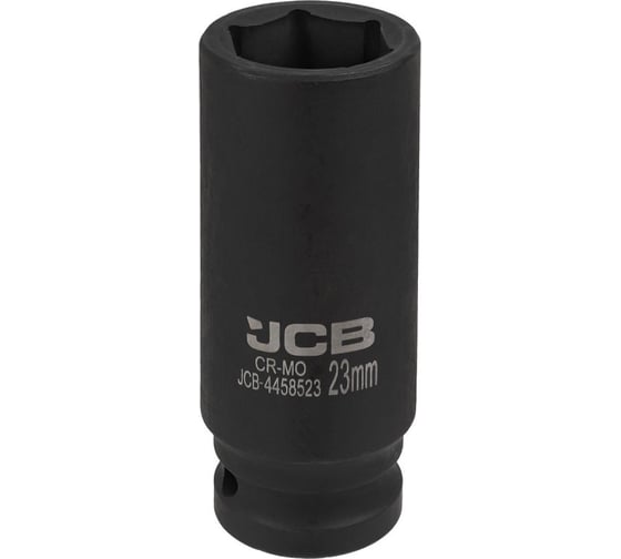 Головка ударная глубокая 6-гранная JCB 23 мм, 1/2DR JCB-4458523(59483) 1