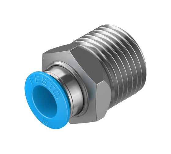 Прямой цанговый штуцер FESTO QS-1/2-10 190646