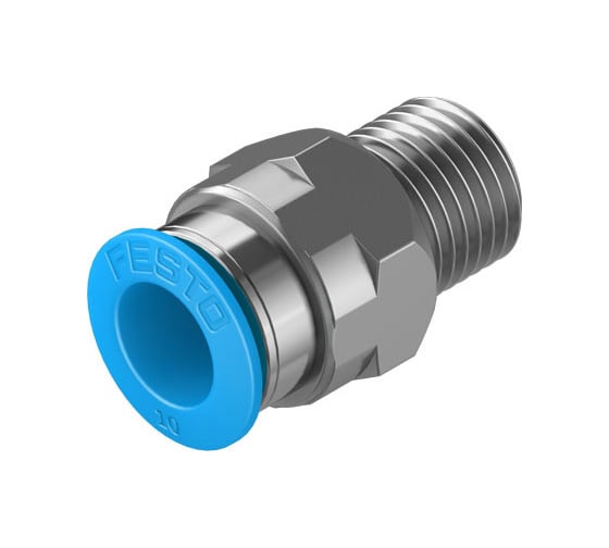 Прямой цанговый штуцер FESTO QS-1/4-10 153007