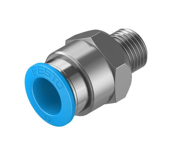 Прямой цанговый штуцер FESTO QS-1/4-12 164980 1