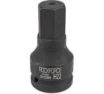 Головка-бита ударная 6-гранная Forcekraft 22мм, 3/4" DR FK-26410022MPB(28152)