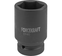 Головка ударная 6-гранная глубокая Forcekraft 15 мм, 1/2 FK-4458515(27030)