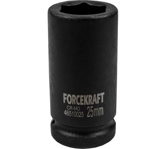 Головка ударная 6-гранная глубокая Forcekraft 3/4, 25 мм FK-46510025(19629)