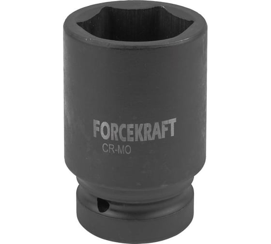 Головка ударная 6-гранная глубокая Forcekraft 12 мм, 1/2"DR FK-4458512(27027) 1