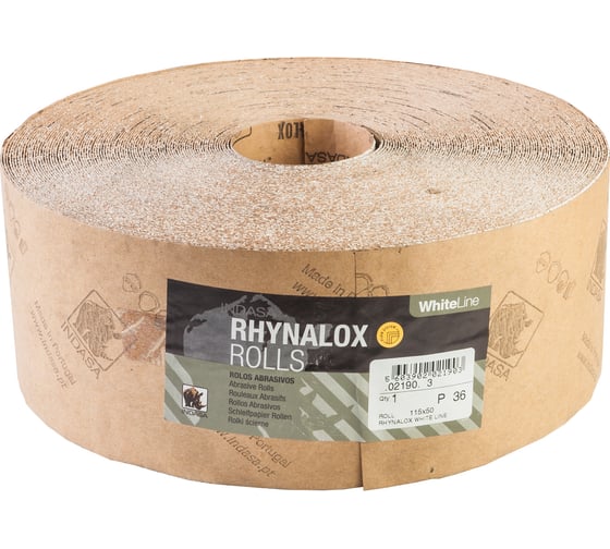 Рулон RHYNALOX (115 мм; 50 м; Р36) INDASA 02190