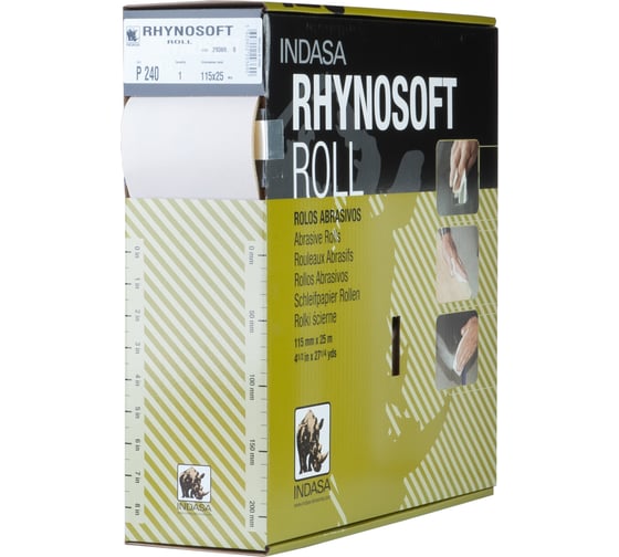 Рулон RHYNOSOFT (115 мм; 25 м; Р240) INDASA 29369