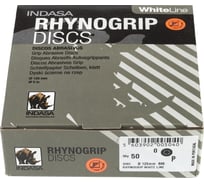 Круг RHYNOGRIP (50 шт; 125 мм; Р220; 8 отверстий) INDASA 00505