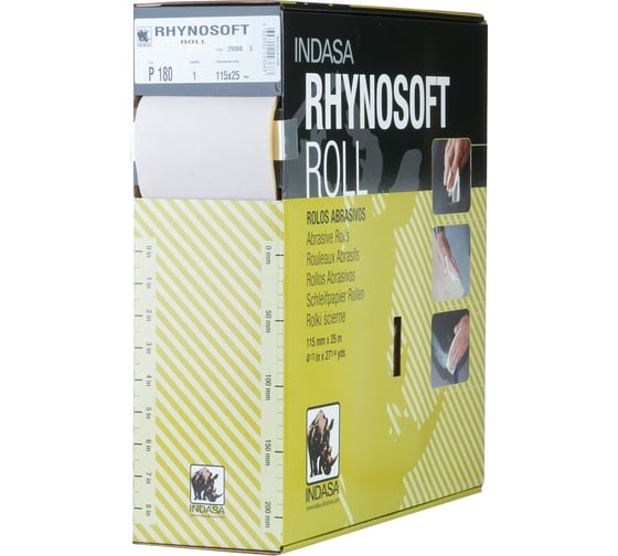 Рулон RHYNOSOFT (115 мм; 25 м; Р180) INDASA 29368 1