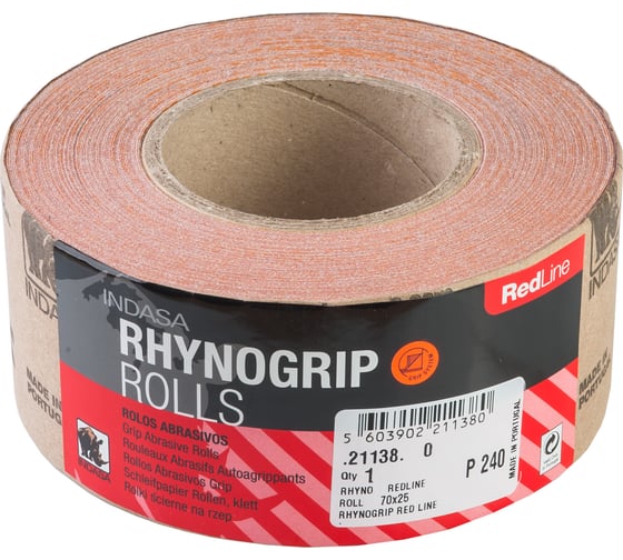 Рулон RHYNOGRIP (70 мм; 25 м; Р240) INDASA 21138 1