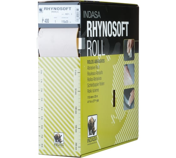 Рулон RHYNOSOFT (115 мм; 25 м; Р400) INDASA 29371 1