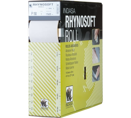 Рулон RHYNOSOFT (115 мм; 25 м; Р150) INDASA 40302 1