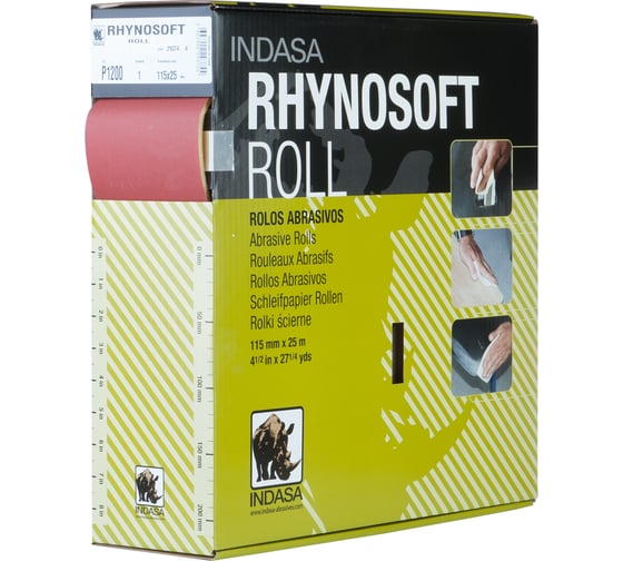 Рулон RHYNOSOFT (115 мм; 25 м; Р1200) INDASA 29374 1