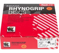 Круг RHYNOGRIP (50 шт; 150 мм; Р320; 15 отверстий) INDASA 39167