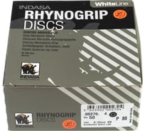 Круг RHYNOGRIP (50 шт; 125 мм; Р80; 8 отверстий) INDASA 00270