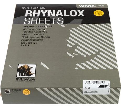 Лист RHYNALOX (50 шт; 230х280 мм; Р60) INDASA 00072