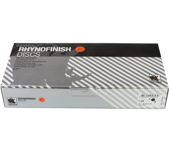 Круг RHYNOFINISH (20 шт; 150 мм; Р1500; 6 отверстий) INDASA 16034 1