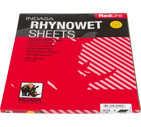 Лист RHYNOWET (50 шт; 230х280 мм; Р2500) INDASA 30125