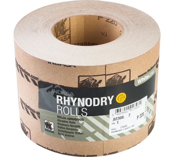 Рулон RHYNODRY (115 мм; 50 м; Р220) INDASA 02308 1
