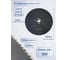 Диск пильный DAKSTOOLS 350x2.5x32 мм, 240T Dm05 Vapo BW 350240 3