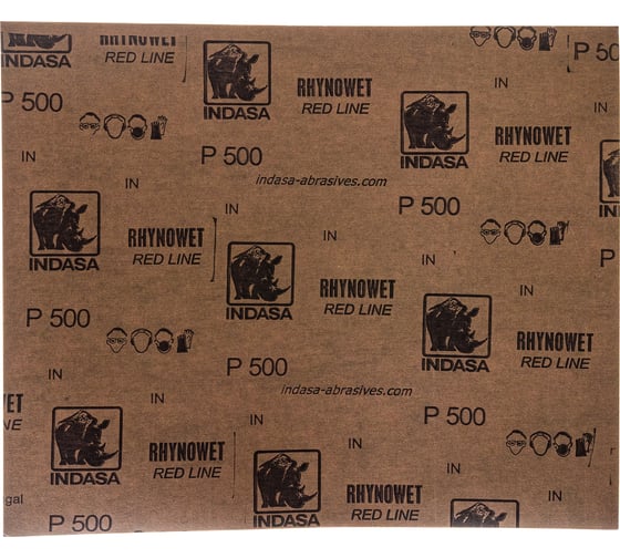 Лист RHYNOWET (50 шт; 230х280 мм; Р500) INDASA 01363