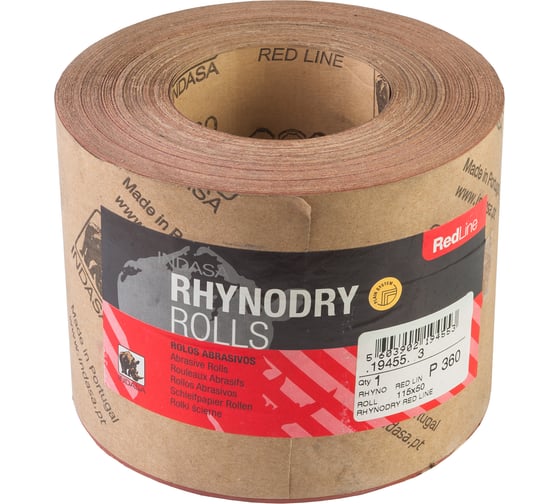 Рулон RHYNODRY (115 мм; 50 м; Р360) INDASA 19455 1