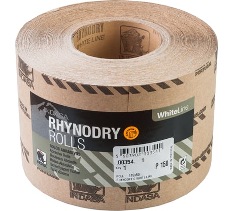 Рулон RHYNODRY (115 мм; 50 м; Р150) INDASA 00354