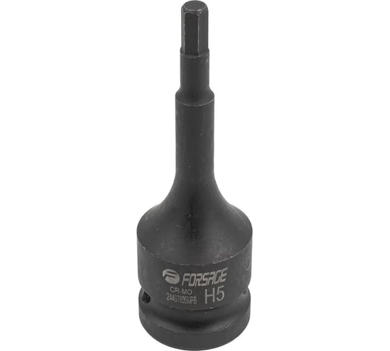 Головка-бита 6-гранная ударная Forsage 5мм,1/2 F-24407805MPB(56133) 1