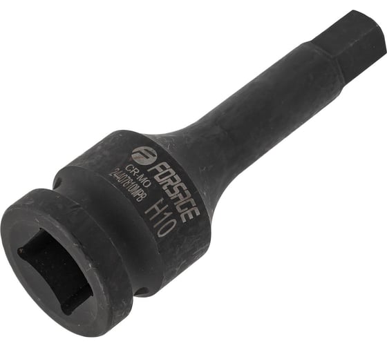 Головка-бита 6-гранная ударная Forsage 10 мм, 1/2" F-24407810MPB(56138)