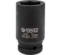 Головка ударная Forsage глубокая, 3/4", 31 мм, 6 граней, F-46510031(57478)