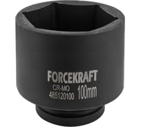 Головка ударная Forsage глубокая 1", 100 мм, 6 граней, F-485120100(57487)