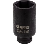 Головка ударная Forsage глубокая 31 мм, 6 граней, 1/2" F-4458531(55015)
