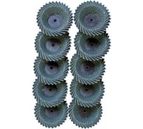 Круг абразивный циркониевый шлифовальный лепестковый (10 шт; 50 мм; Р100) ROCKFORCE RF-FD2100Z