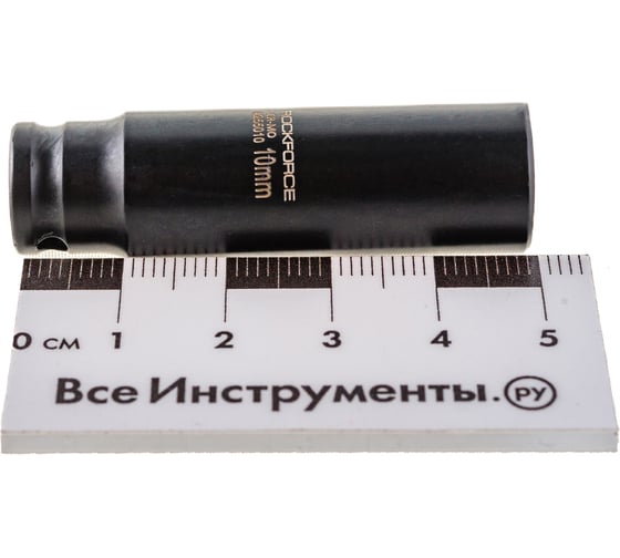Головка торцевая 6-гранная ударная удлиненная (10х50 мм; 1/4") ROCKFORCE RF-4255010
