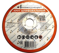 Круг шлифовальный Профессионал 150х22.2х6 мм 15060